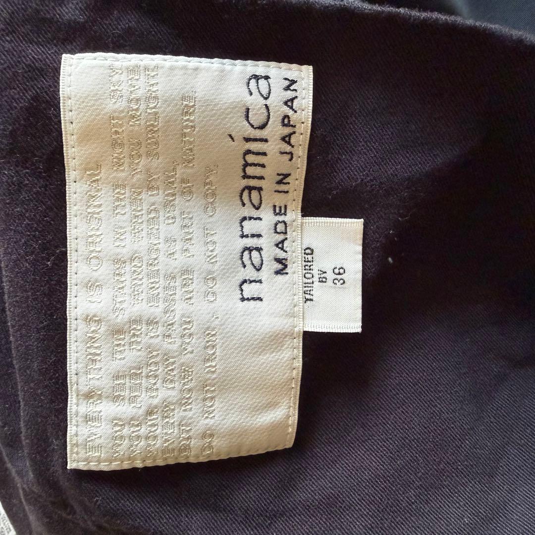 nanamica ネイビースラックス