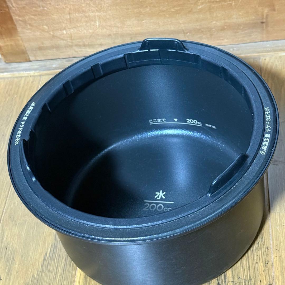 ⭐︎極美品⭐︎ BALMUDAバルミューダ 炊飯器 K03A-BK 黒Black
