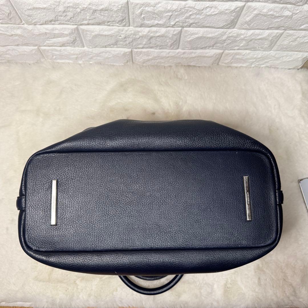 PELLE MORBIDA ペッレモルビダ トートバッグ デッキ9 ネイビー