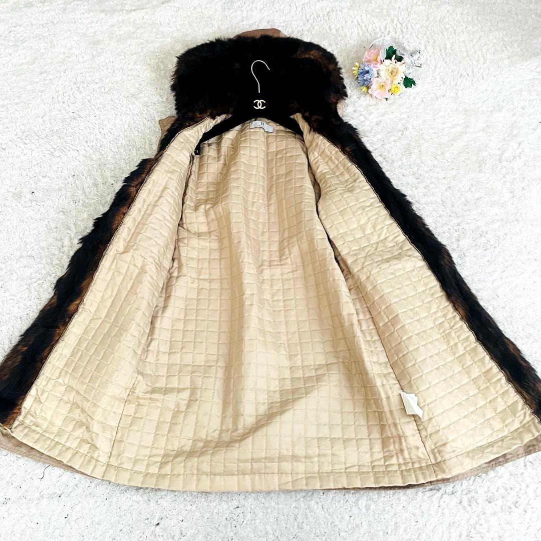 希少✨マックスマーラ♡ライナー付きモッズコート 2way エコファー　L