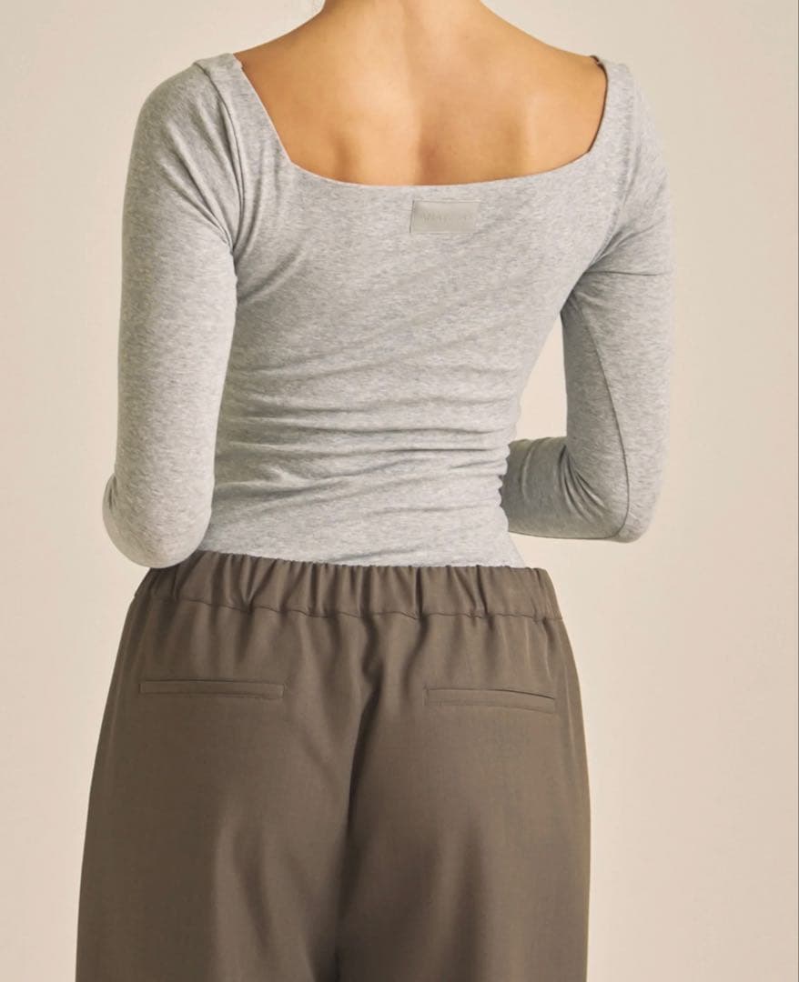 Dreamy×WABISABI long sleeve top / 石鼠