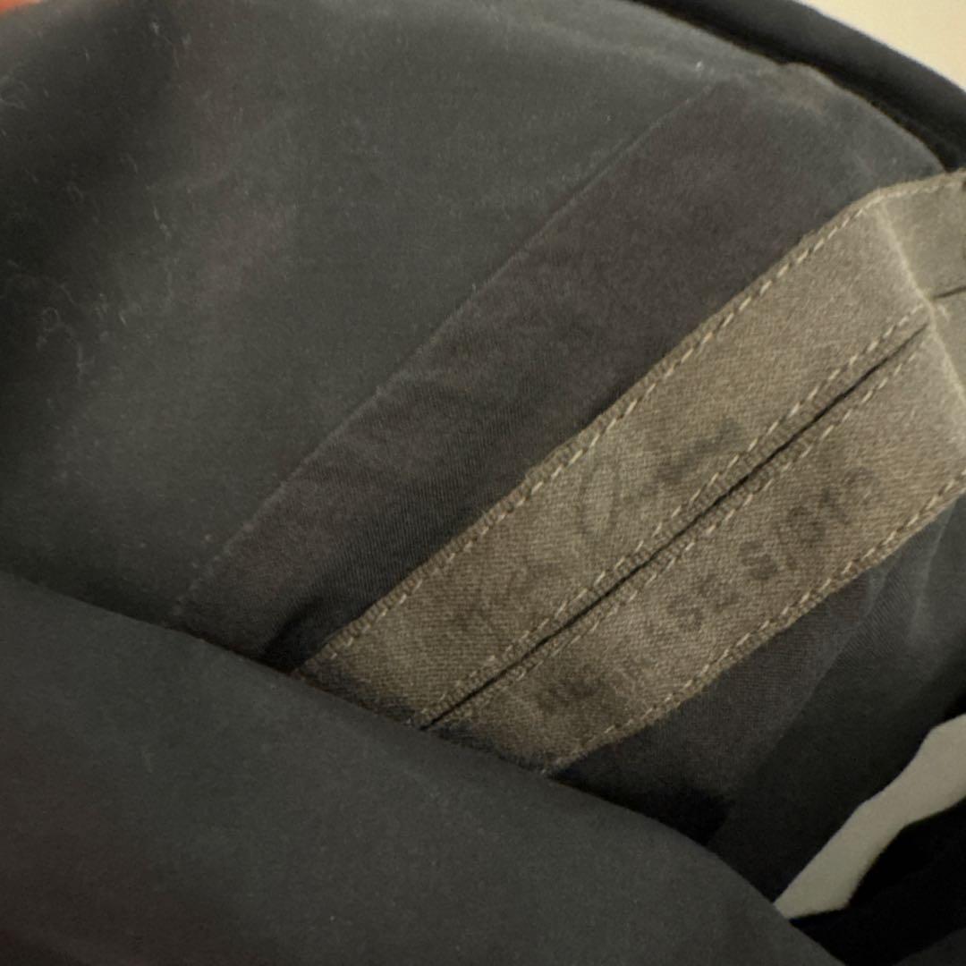 リックオウエンス 変形 ワンピース 切り替え シルク素材 黒色