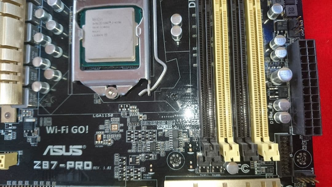 LGA1150(Intel i7 4770k・z87pro・DDR3)