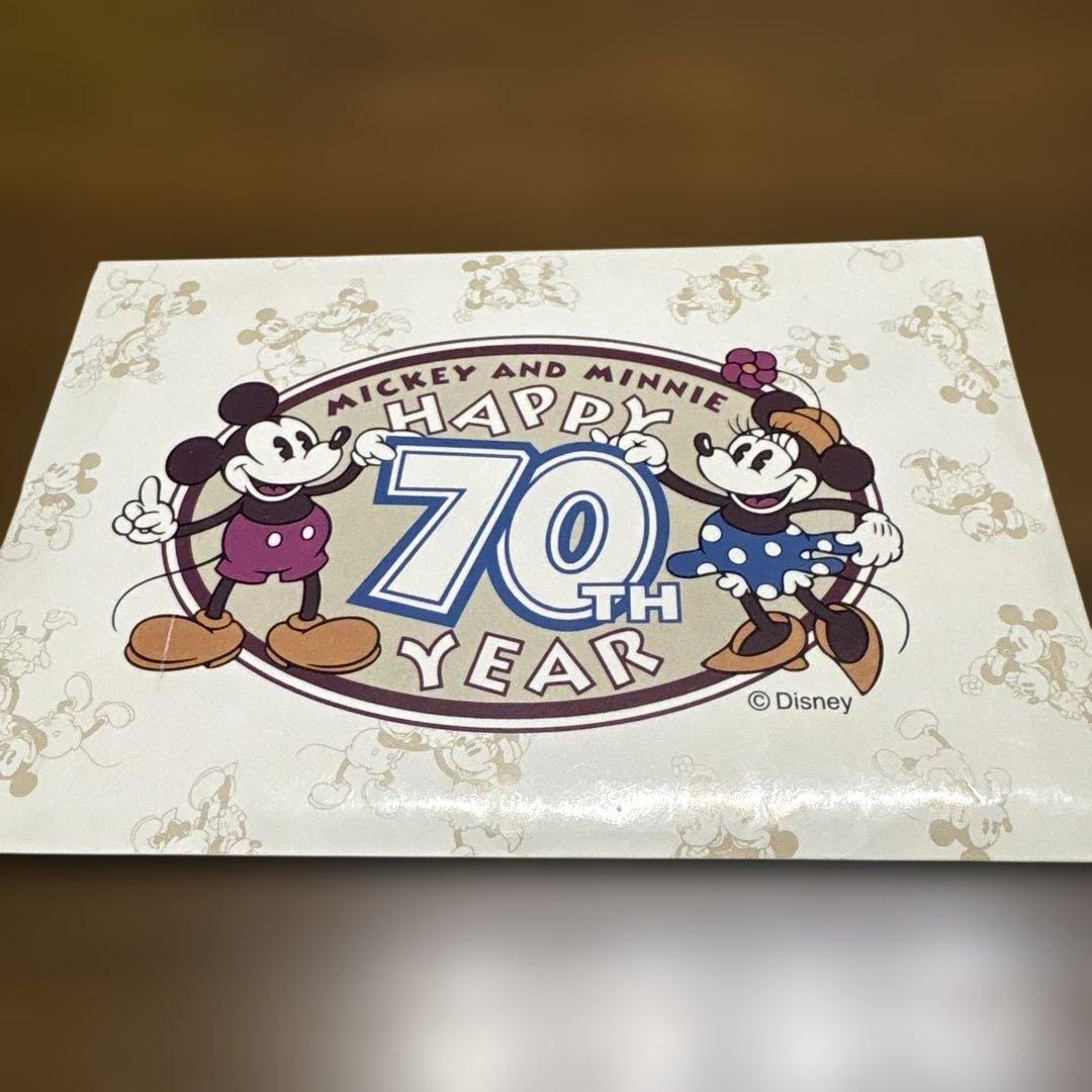 ミッキー・ミニー 70周年記念 はがきセット