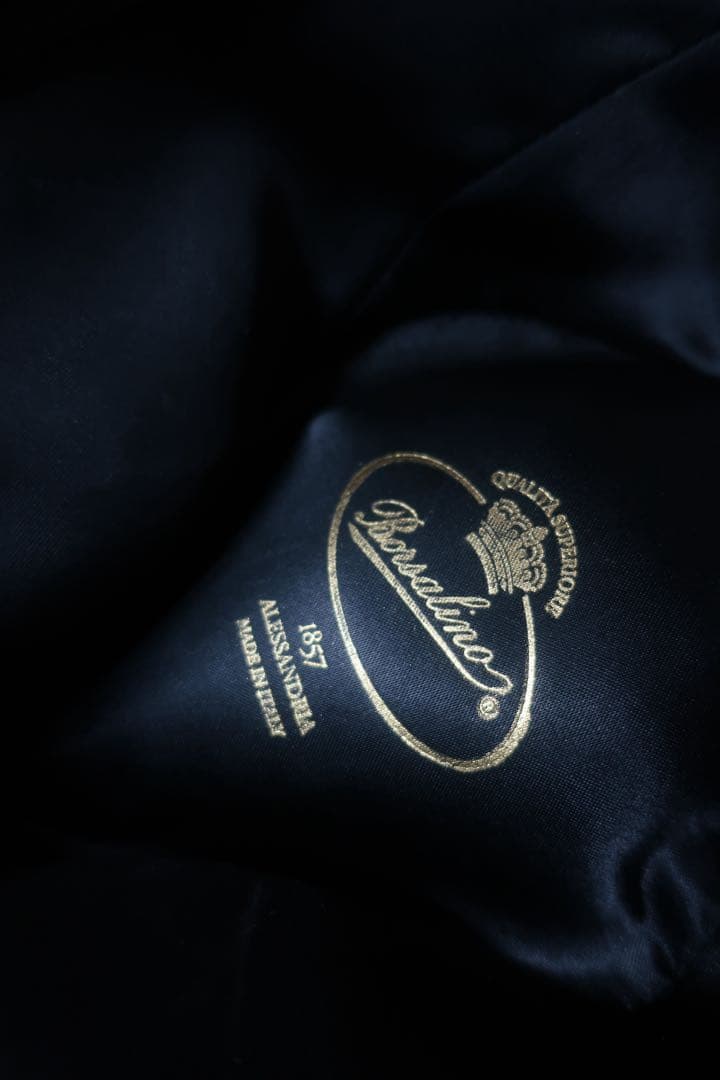 Borsalino ブラック ラビットファーハット