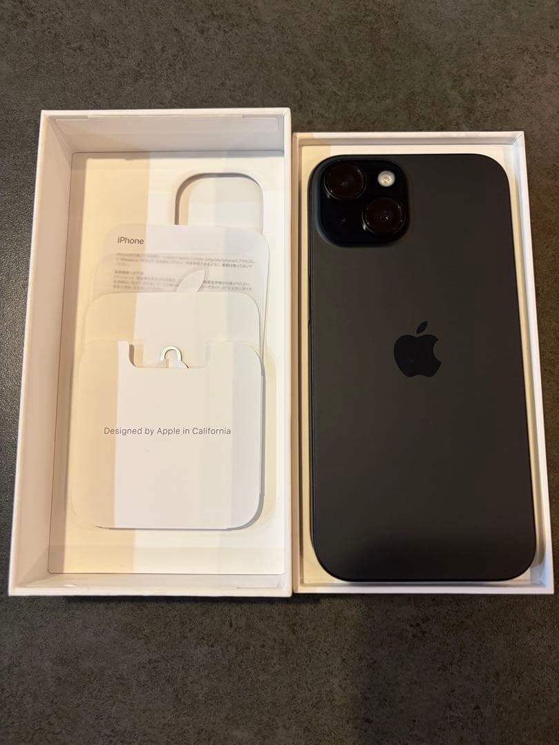 Apple iPhone 15 本体 128GB SIMフリー ブラック