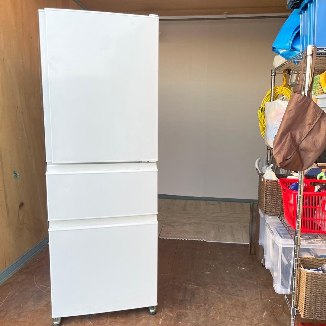 配送設置無料　三菱　3ドア冷蔵庫　23年製　自動製氷機付　最新