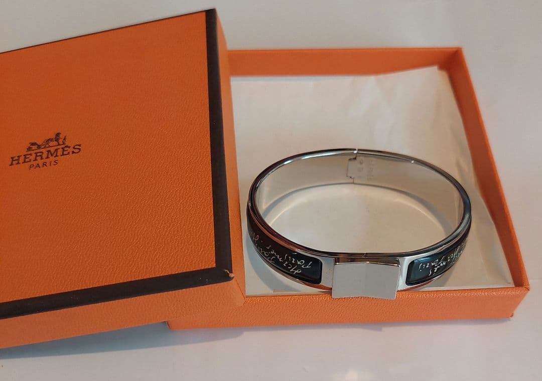 エルメス バングル　HERMES エマイユ　PM　美品