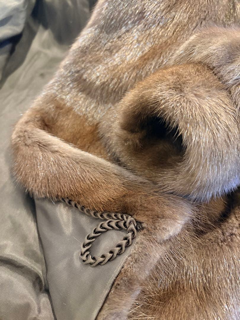 Malvoisie ブラウンミンクコート