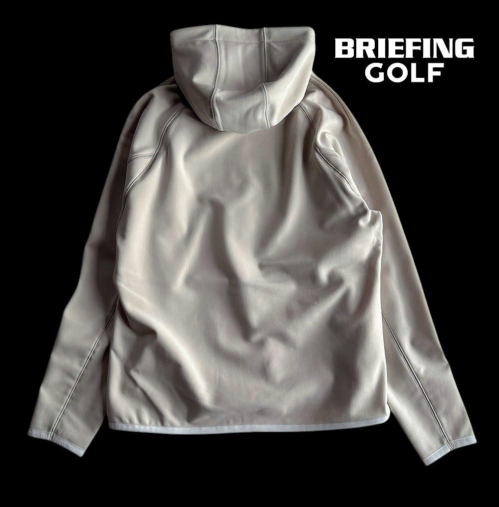 最終値下げ！新品タグ付 ブリーフィングゴルフ新作 現行 フロッキーロゴパーカー