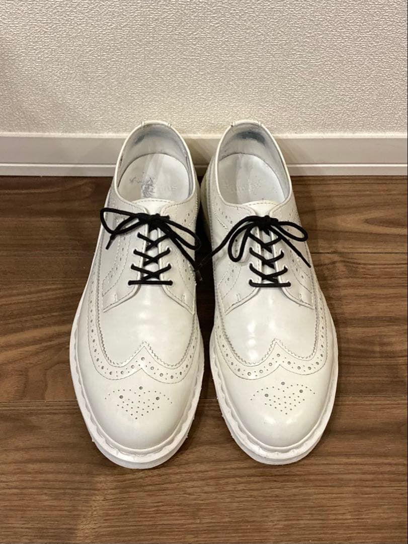 Y*s様 ドクターマーチン　ホワイト　レザー ウィングチップ