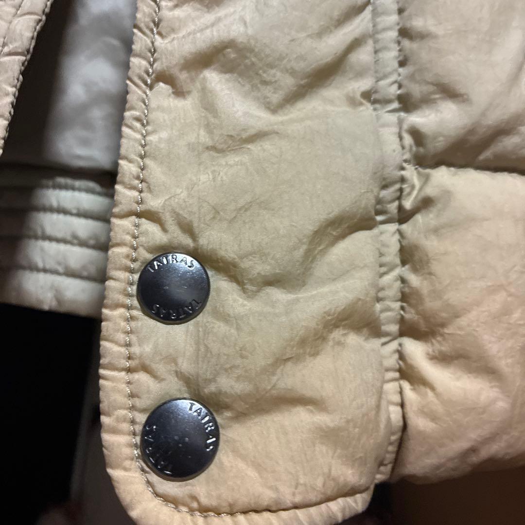 よ*ん様 ベージュ グースダウン キルティングジャケット