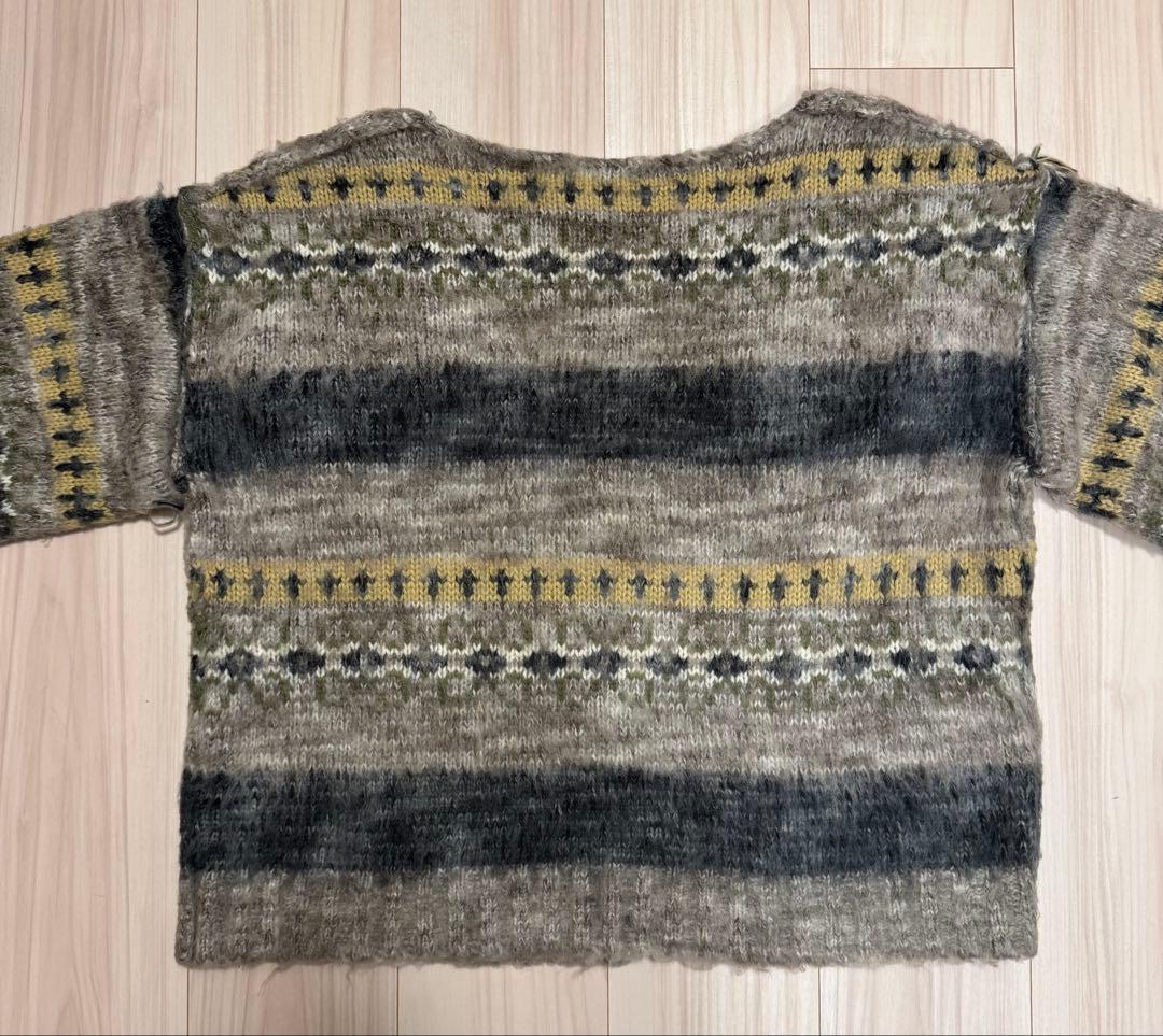 PERVERZE モヘア カーディガン 2022 gray セーター パーバーズ