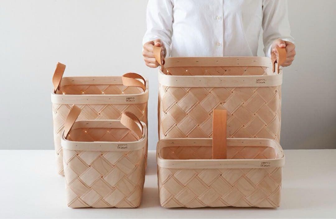 【新品未使用未開封】L verso DESIGN ヴェルソデザイン バスケット