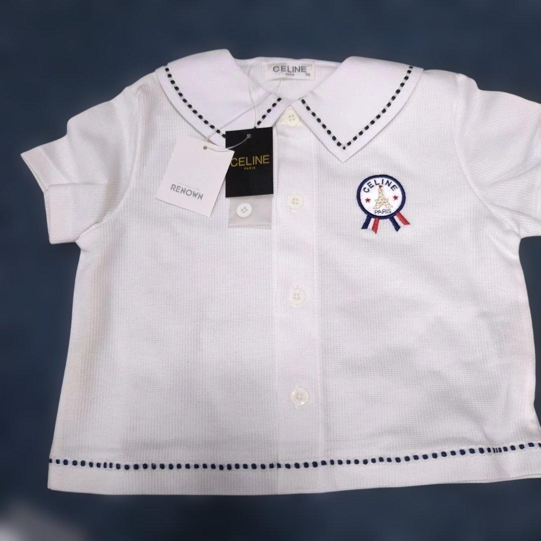 セリーヌ　セットアップ　90cm　 靴下、靴(牛革)　4点セット　新品未使用