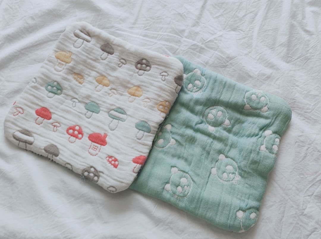 ☆　maffon fuwara 6重ガーゼ　ハンカチ　タオル