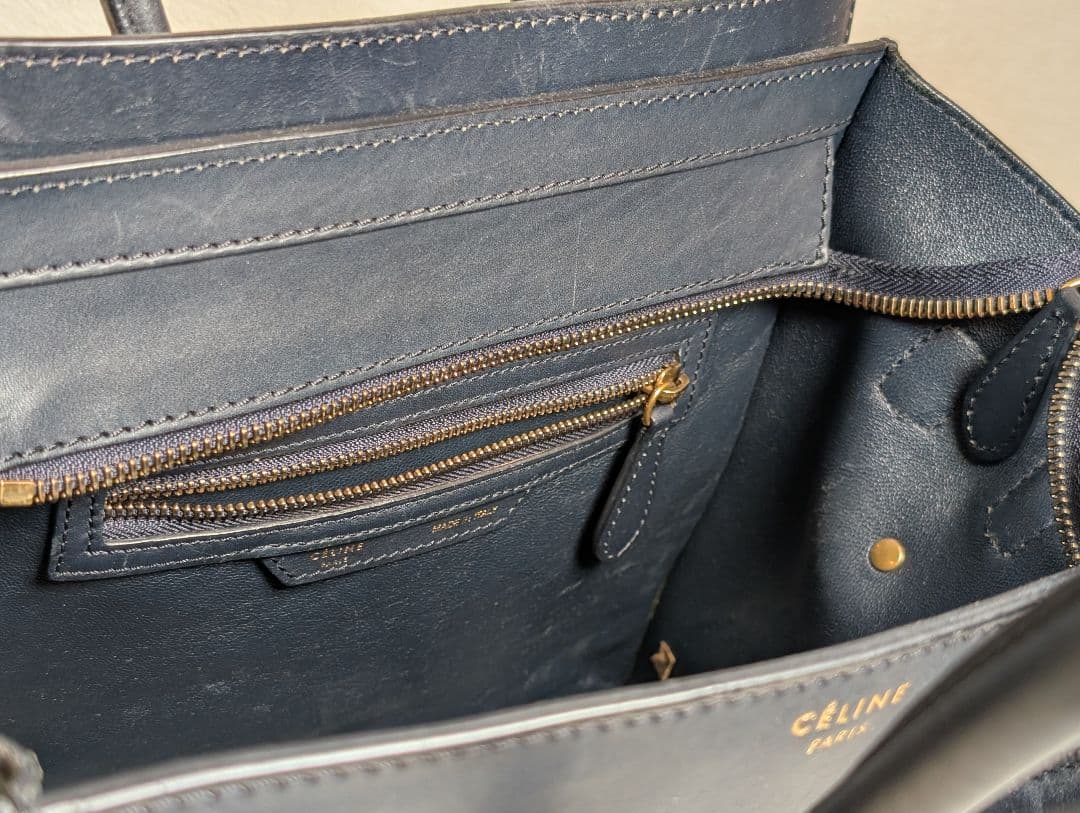 CÉLINE セリーヌ ラゲージ マイクロショッパー ハンドバッグ