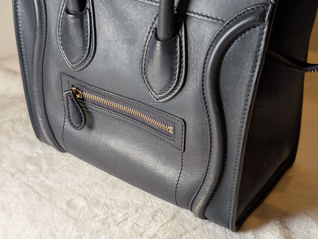 CÉLINE セリーヌ ラゲージ マイクロショッパー ハンドバッグ