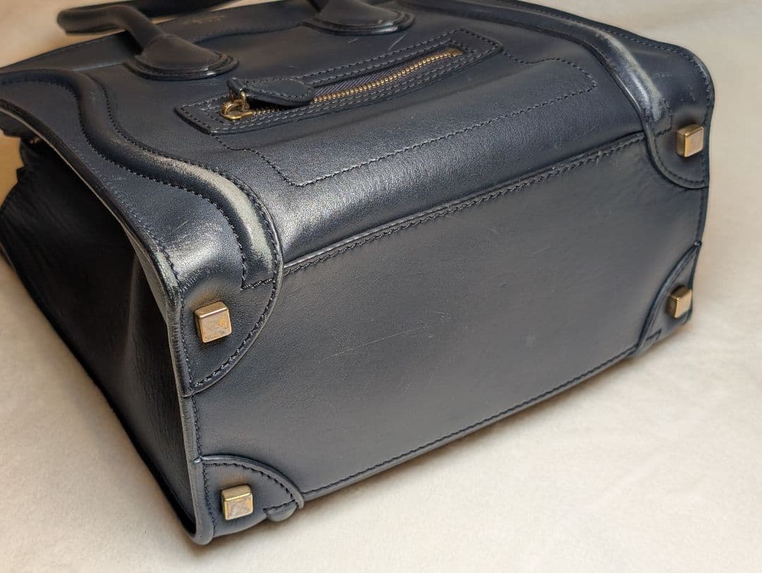 CÉLINE セリーヌ ラゲージ マイクロショッパー ハンドバッグ