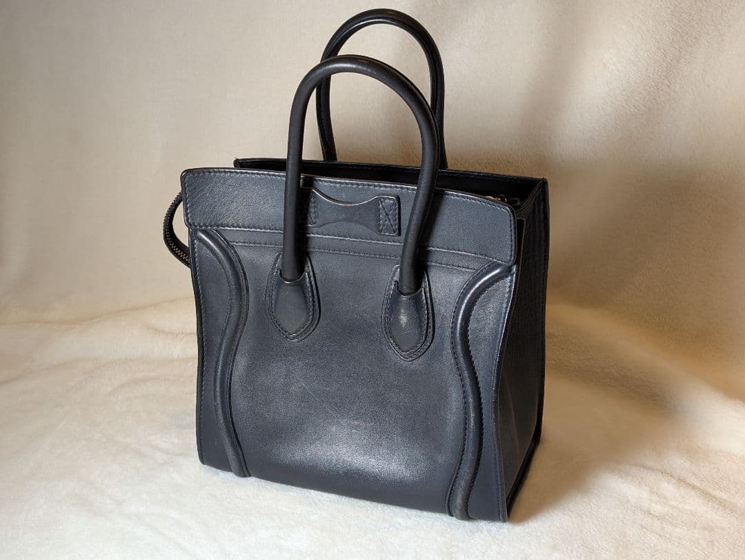 CÉLINE セリーヌ ラゲージ マイクロショッパー ハンドバッグ