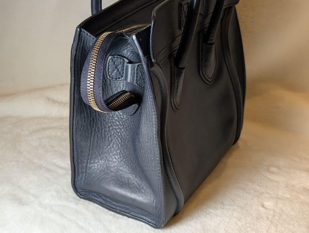 CÉLINE セリーヌ ラゲージ マイクロショッパー ハンドバッグ