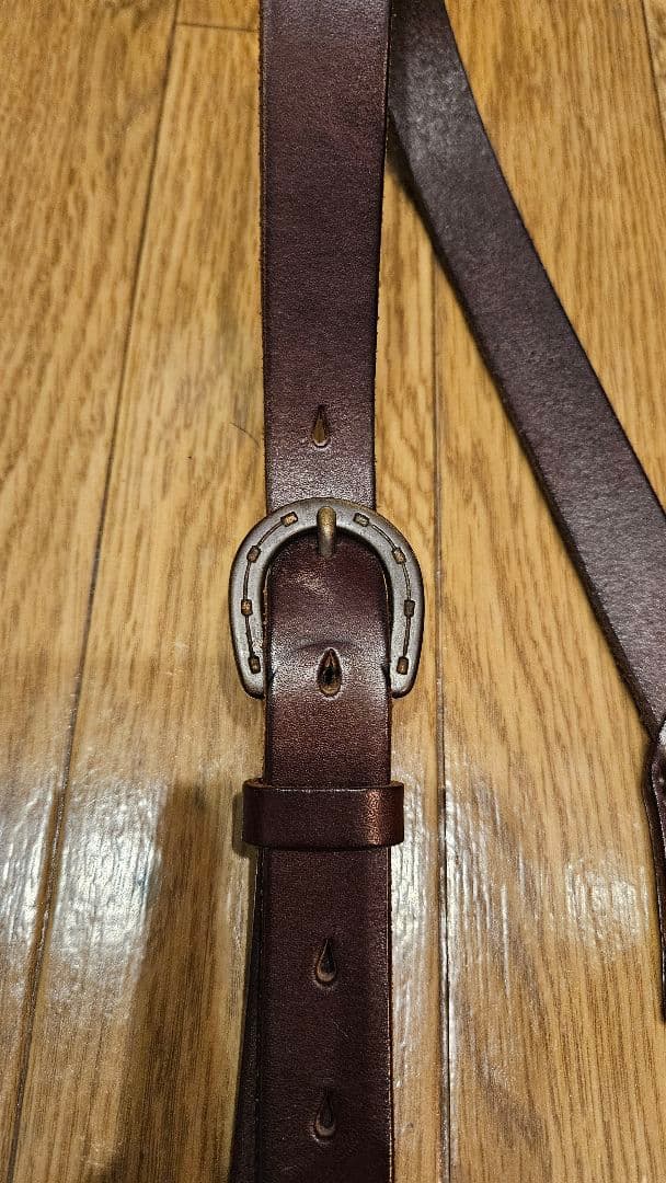 美品即決！GANGSTERVILLE(ギャングスタービル)レザーサスペンダー