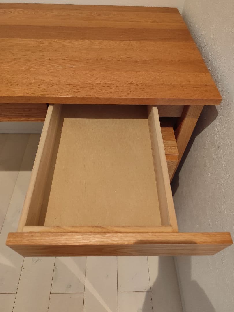 【引取り限定】無印良品 木製デスク キャビネット セット