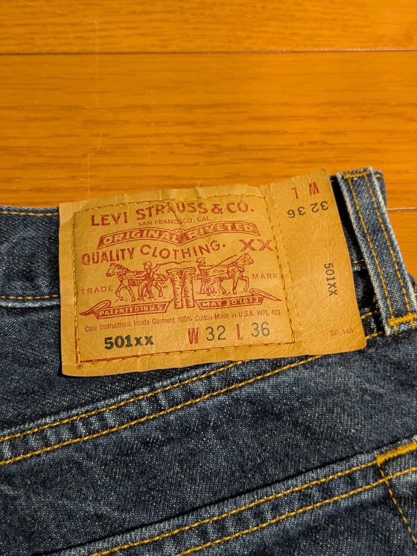 Levi's 501xx 00年 濃紺 553 USA W32 L36