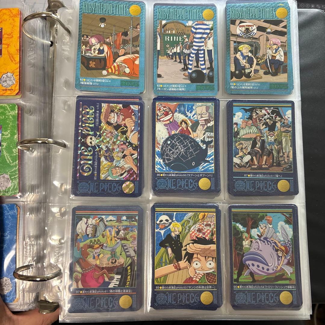 ワンピース　ビジュアルアドベンチャー　まとめ売り　大量　カードダス　セミコンプ