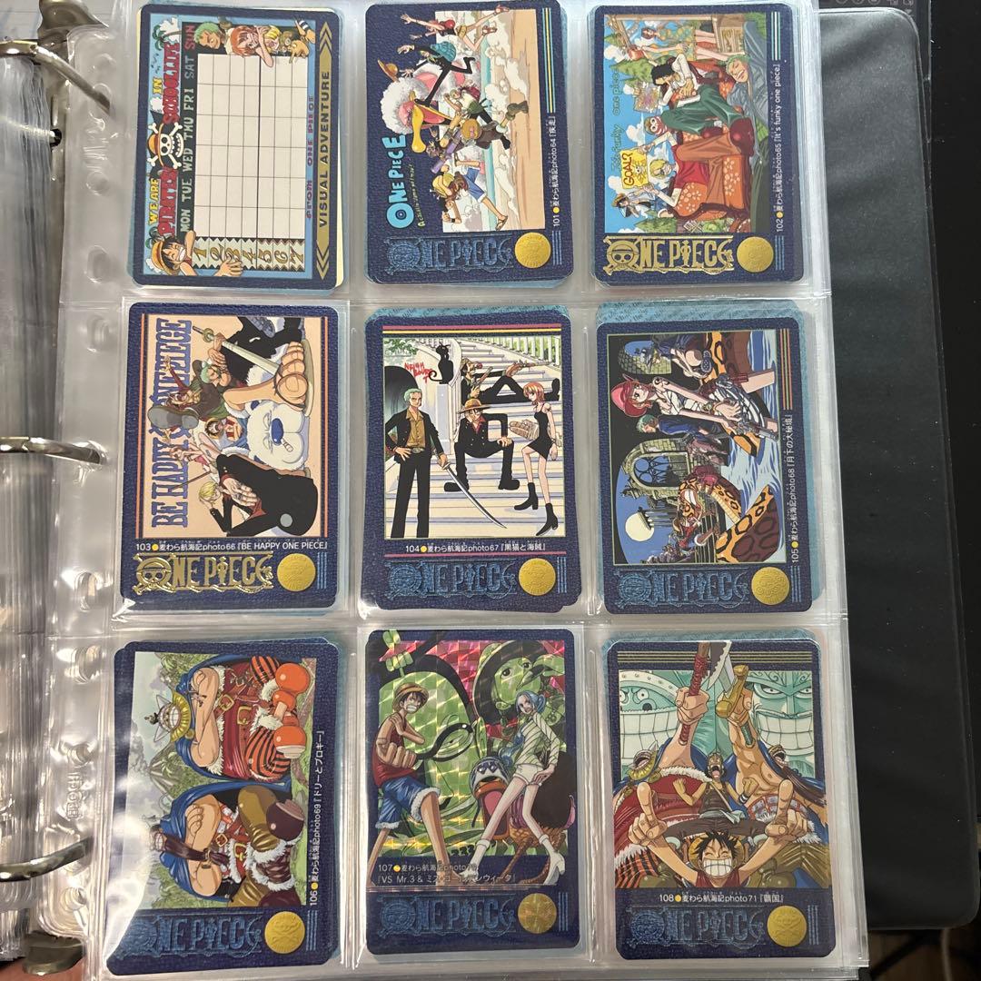 ワンピース　ビジュアルアドベンチャー　まとめ売り　大量　カードダス　セミコンプ