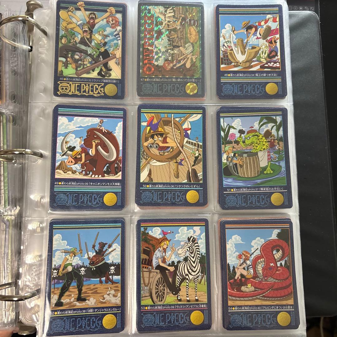 ワンピース　ビジュアルアドベンチャー　まとめ売り　大量　カードダス　セミコンプ