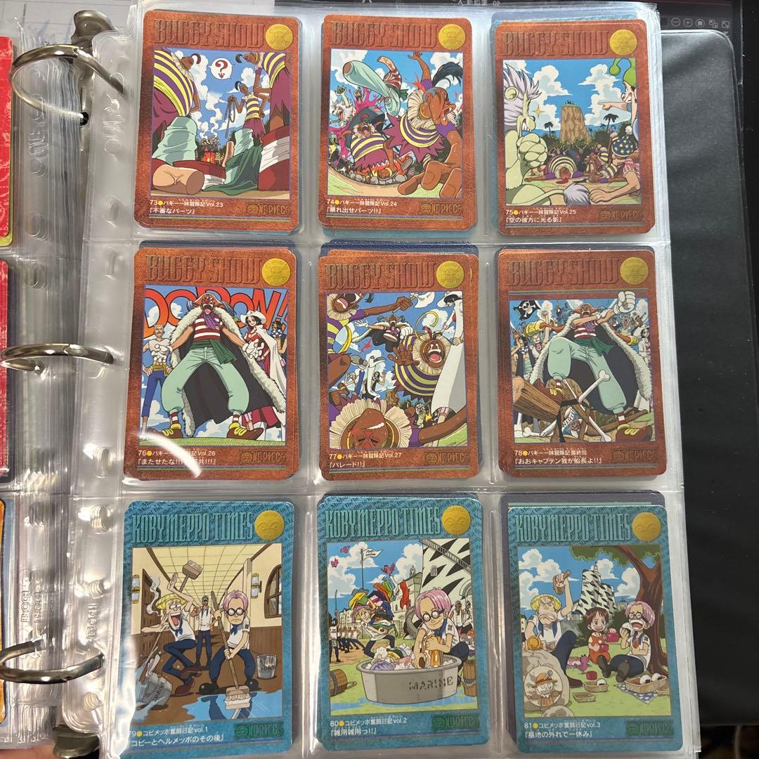 ワンピース　ビジュアルアドベンチャー　まとめ売り　大量　カードダス　セミコンプ