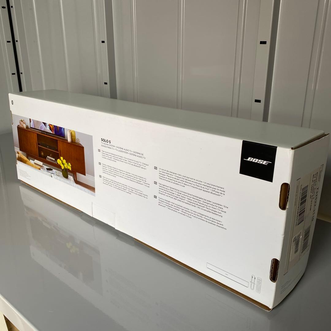 （送料込み）Bose solo5 ワイヤレスサウンドバー　ほぼ新品