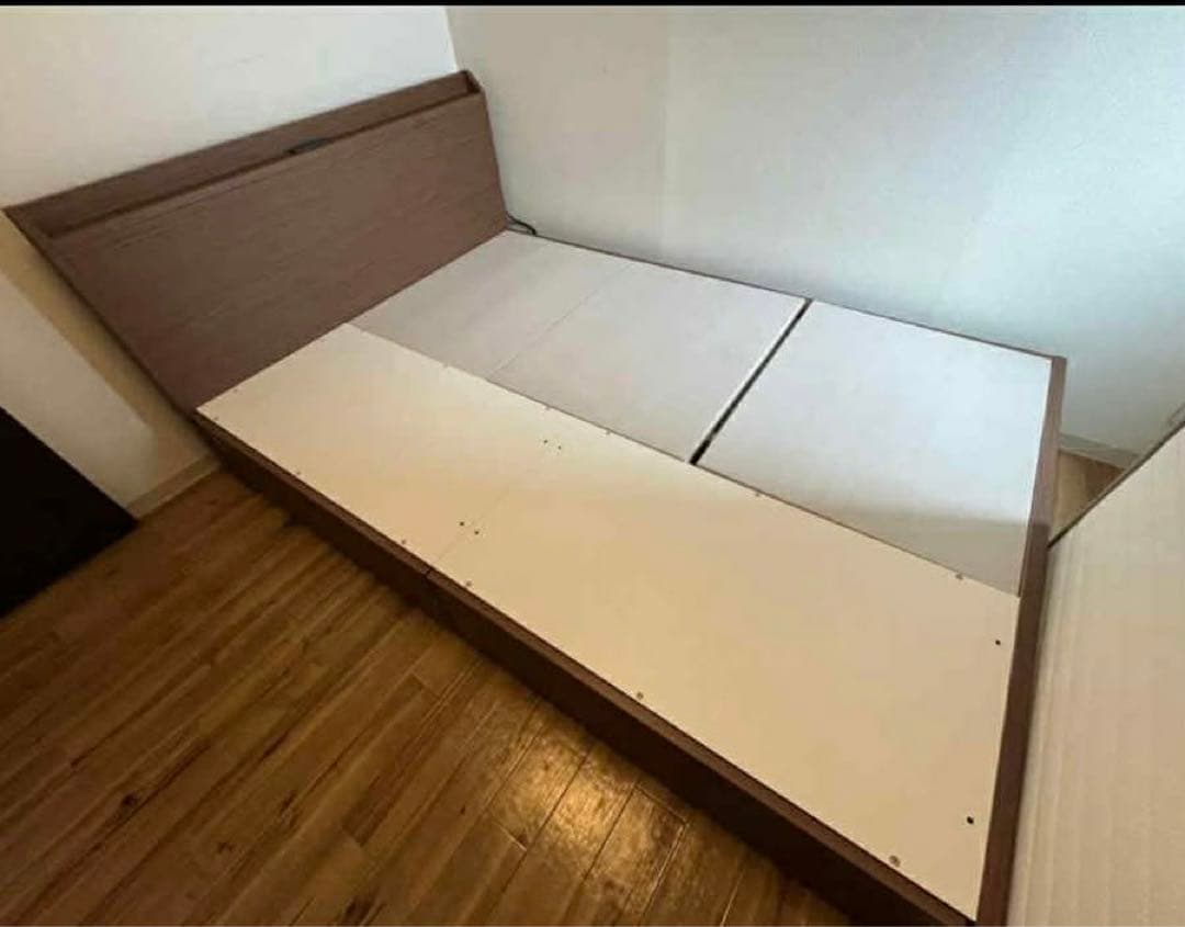 大阪京都限定 美品ニトリ 4収納シングルサイズベッドフレーム