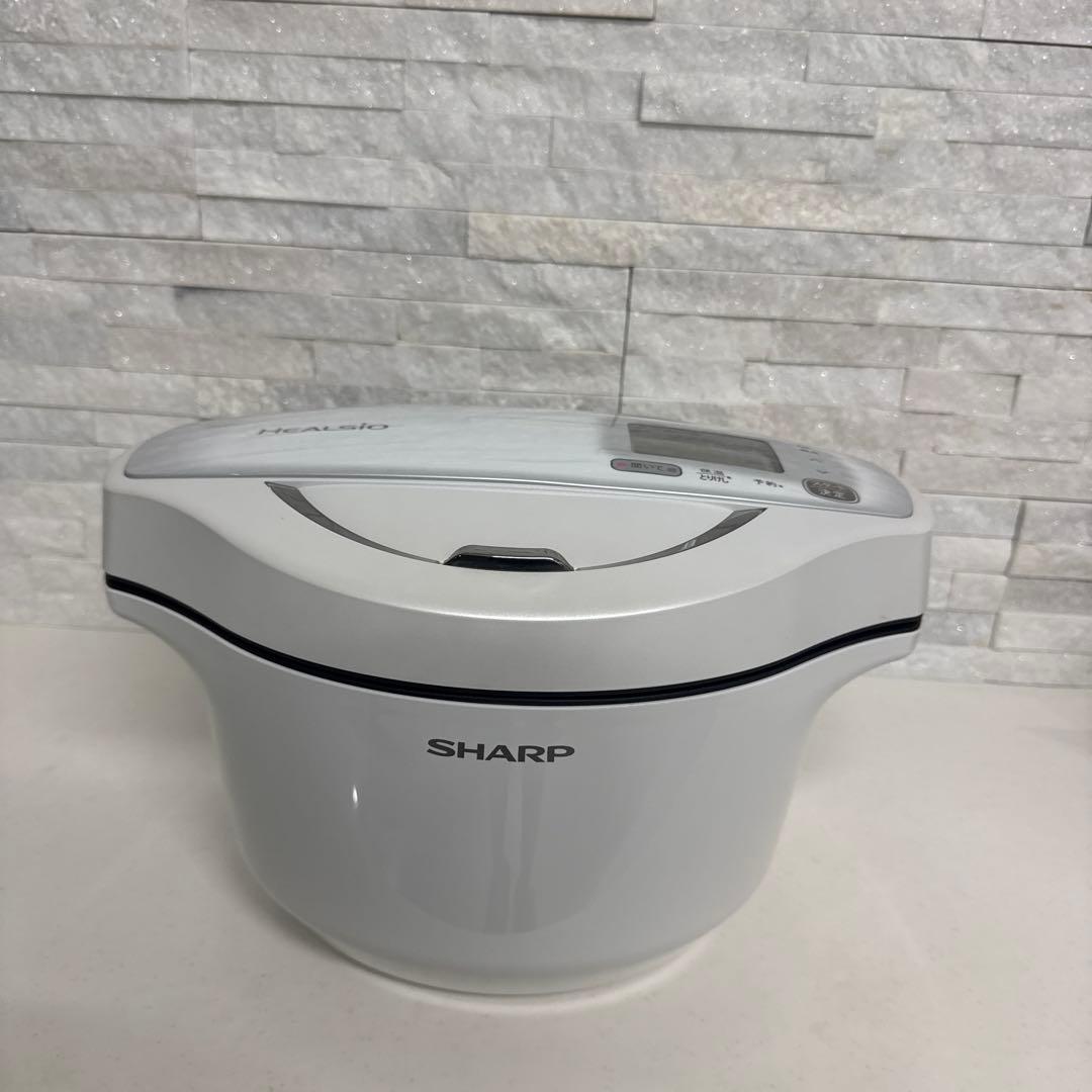 シャープ ホットクック HEALSIO パールホワイト