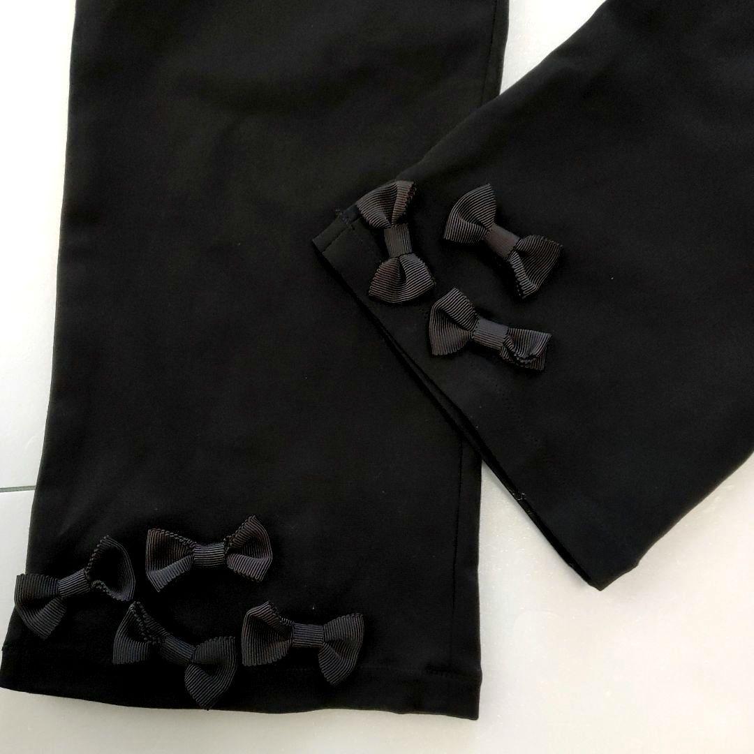 お値下げ！【✨未使用品✨】ローズティアラ　裾元にリボン付いたパンツ