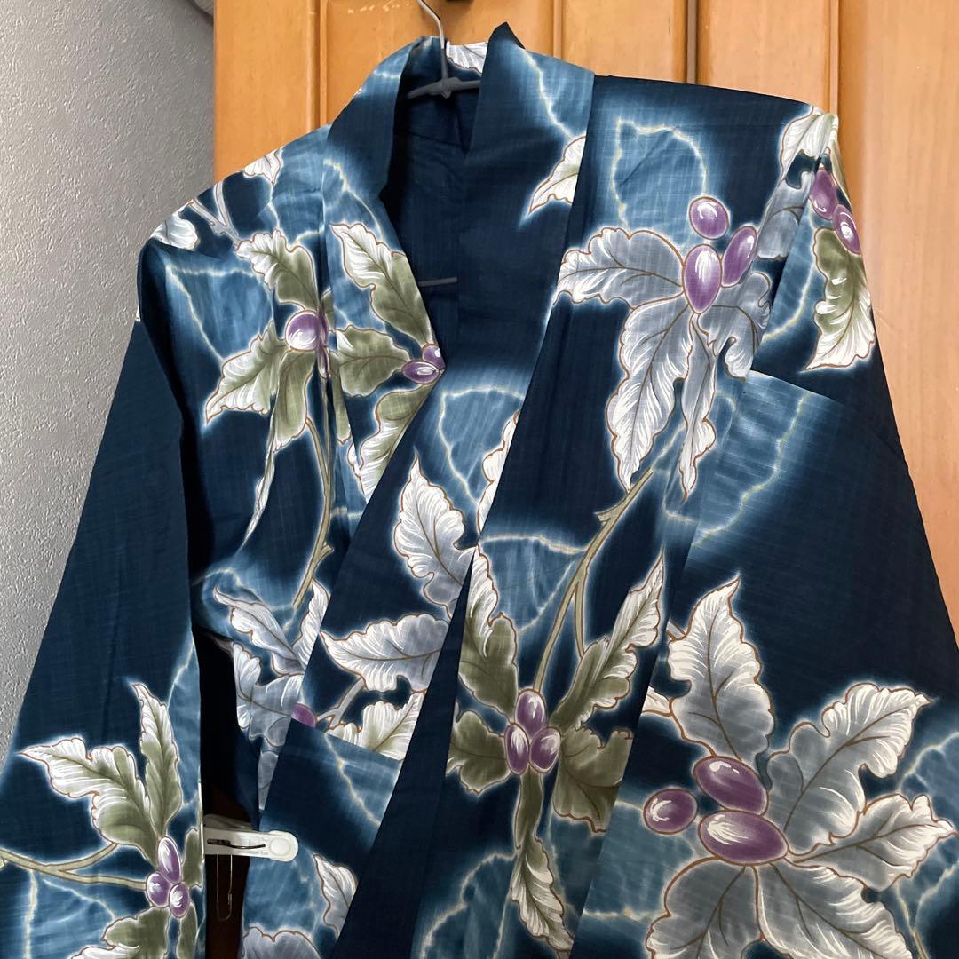 日本製　高級浴衣　しつけ糸付　貴重な手縫い　最終お値下げ！