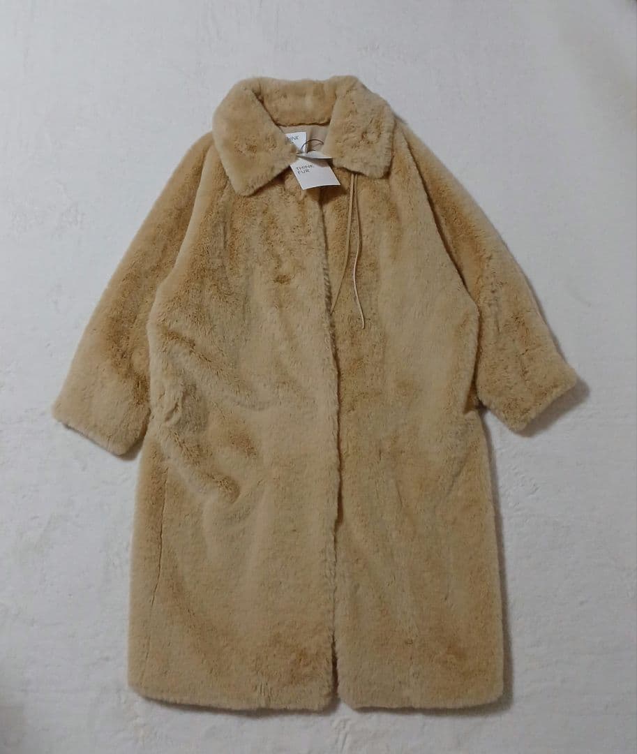 新品 Rex Like Fur Cocoon Coat / THINK FUR
