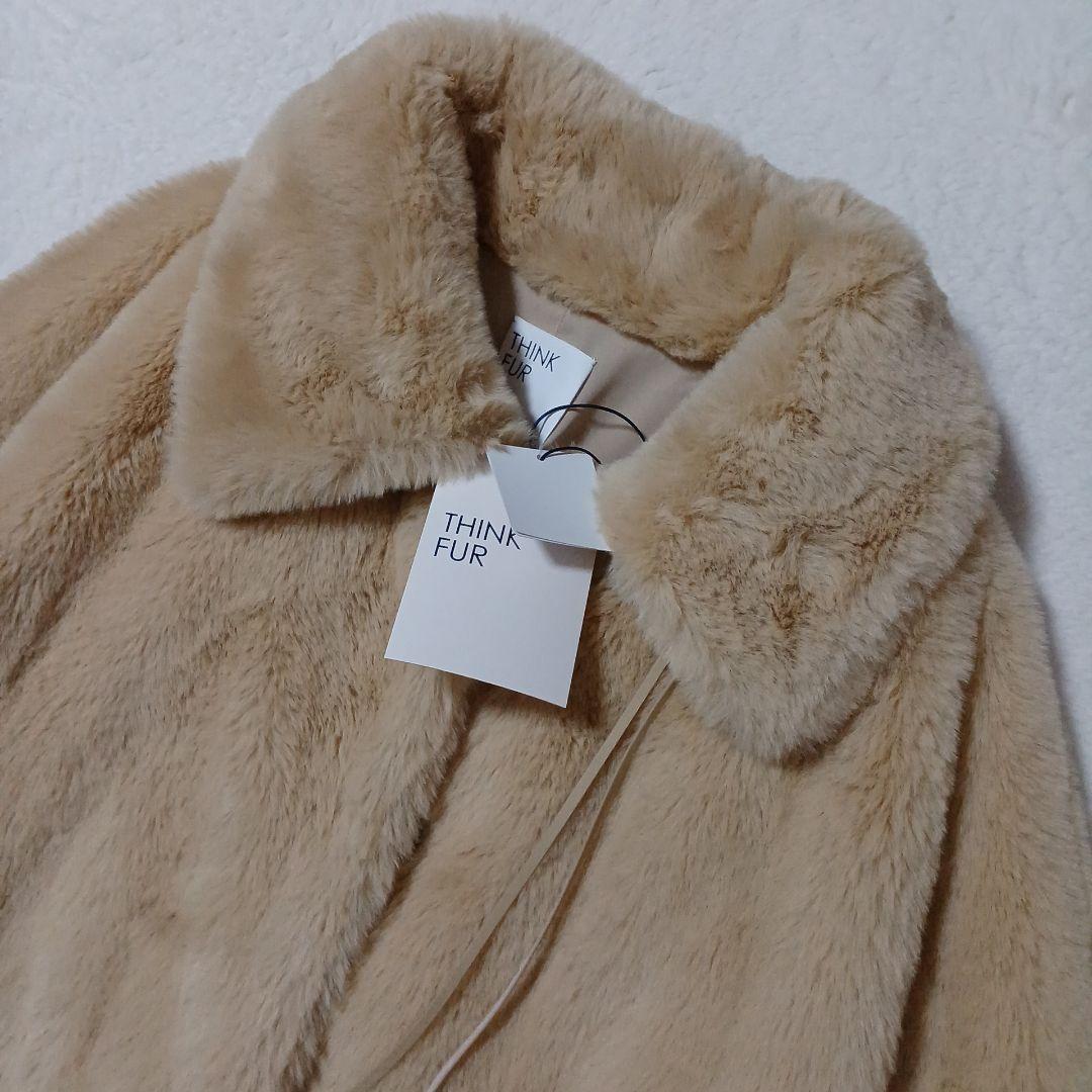 新品 Rex Like Fur Cocoon Coat / THINK FUR