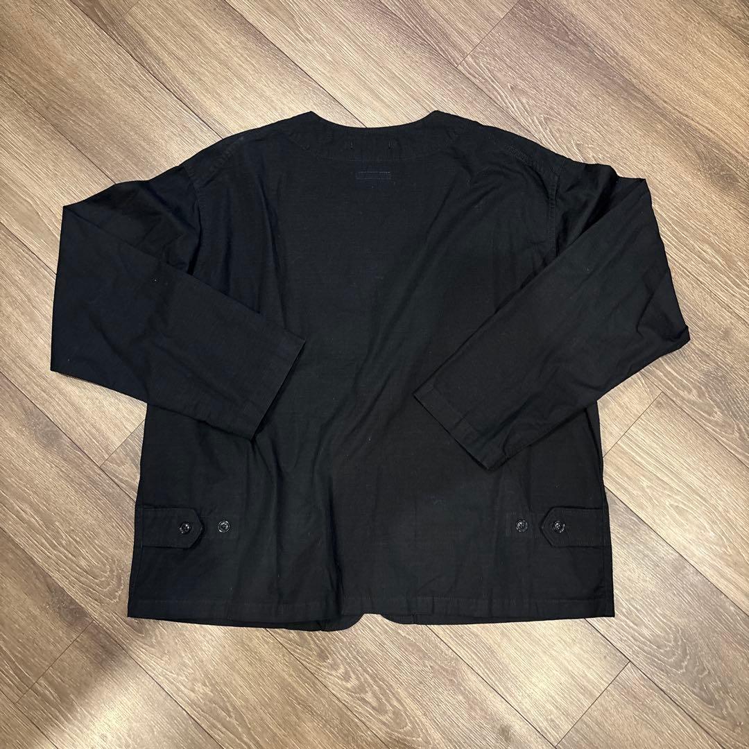 Engineered Garments ノーカラージャケット ブラック M