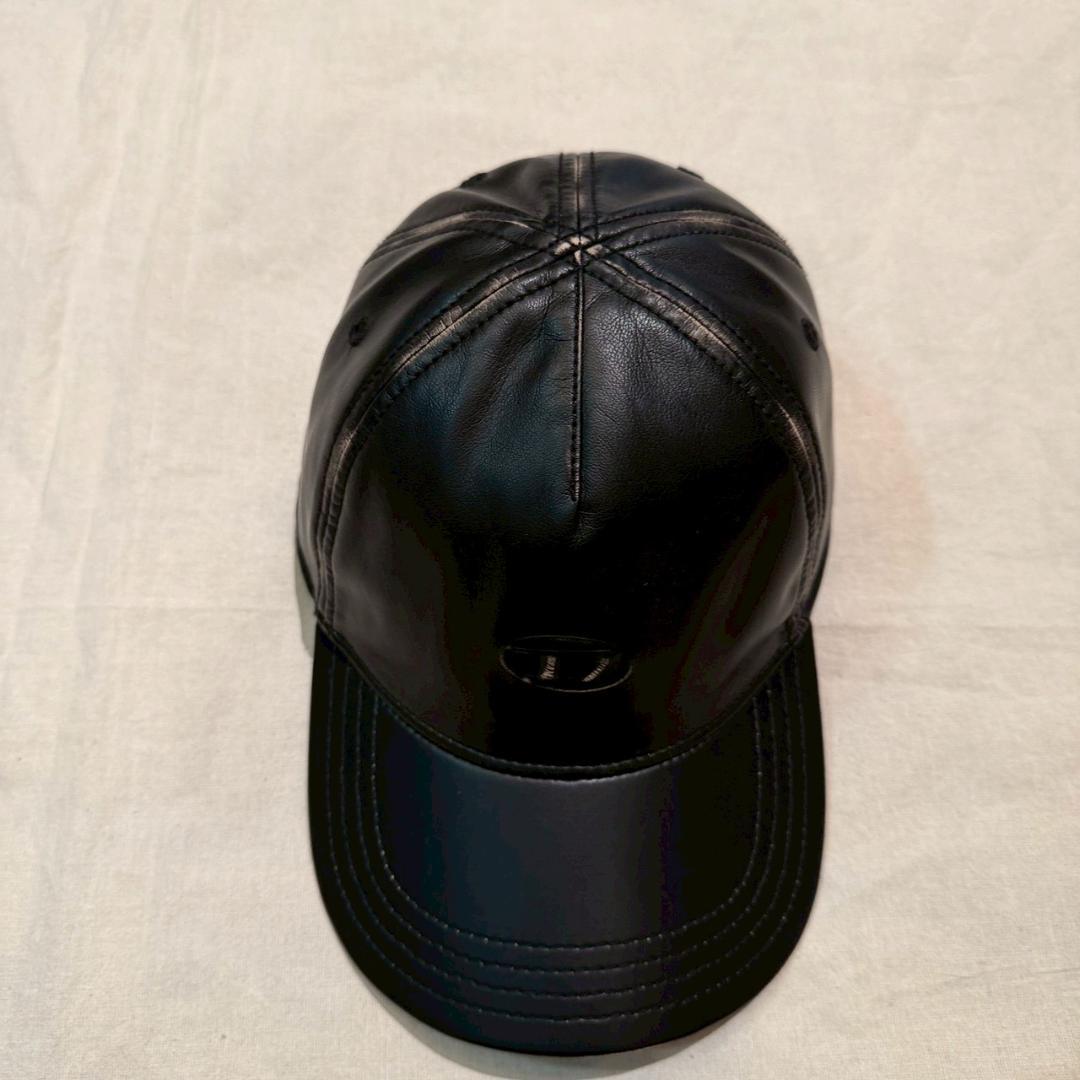 25aw 国内正規新品 DIESEL ディーゼル 合成皮革レザーキャップ 02