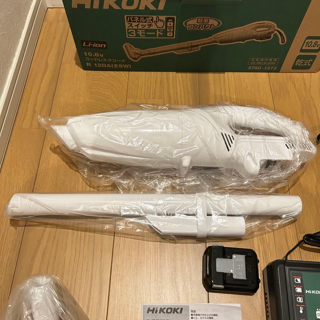 【新品未使用】ハイコーキ ハンディクリーナー R12DA(ESW) フィルター付