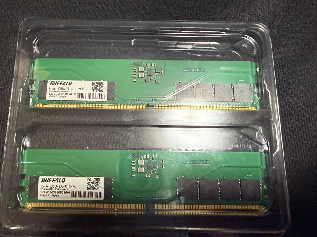 BUFFALO DDR5 PC5-4800 32GB(16GB 2枚セット)