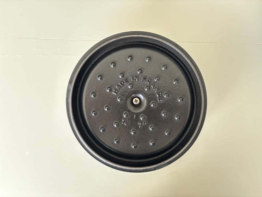 週末限定 staub 18cm ピコ・ココット ラウンド グレー