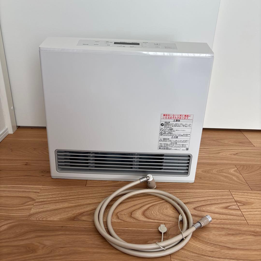 リンナイ ガスファンヒーター ガスホース込