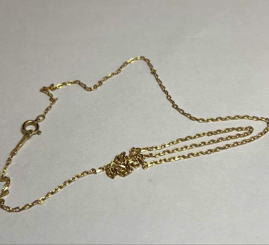 美品 MIKIMOTOミキモト ネックレスチェーン K18YG