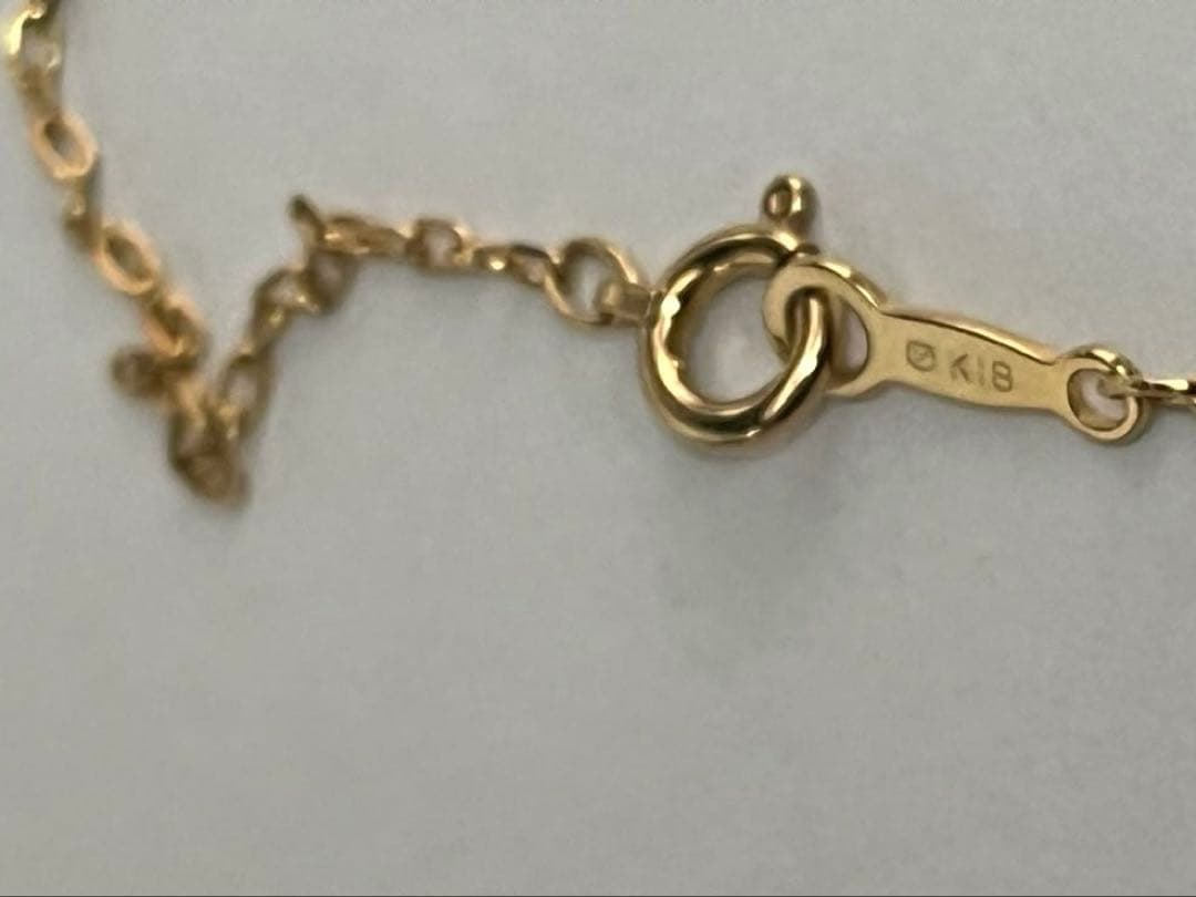 美品 MIKIMOTOミキモト ネックレスチェーン K18YG