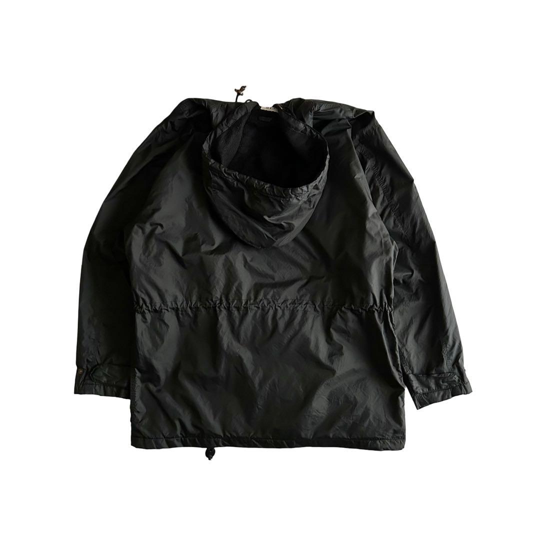 【希少】90s OLD GAP 裏フリース モッズコート ブラック 白タグ