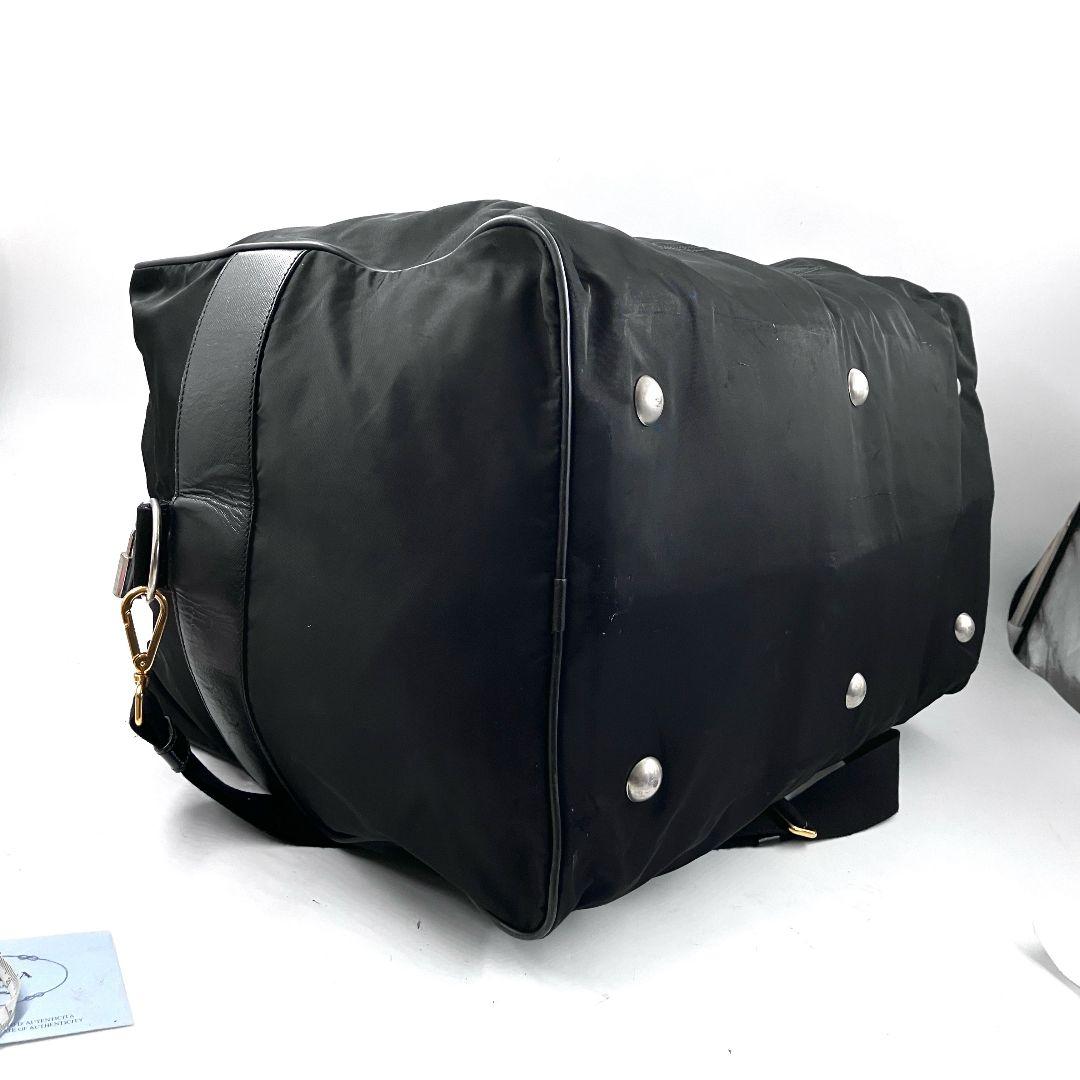 超大容量✨️プラダ 3034 2way ボストンバッグ サフィアーノ ナイロン