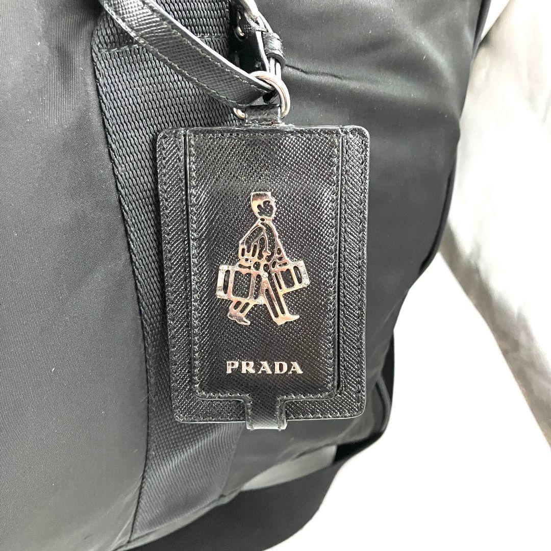 超大容量✨️プラダ 3034 2way ボストンバッグ サフィアーノ ナイロン